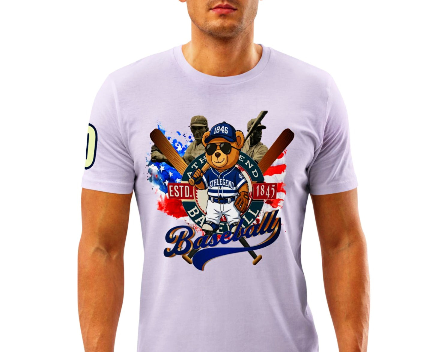 Athlegend Sunny Ted Retro Heritage Unisex Organic Cotton T-Shirt