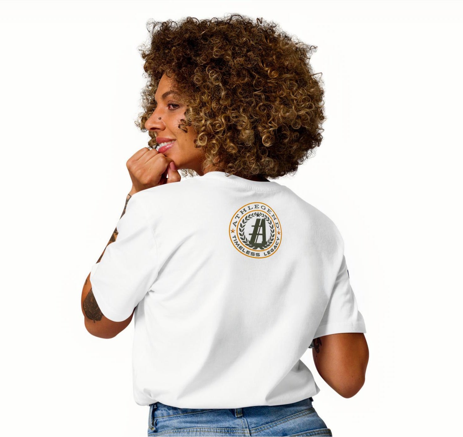 Athlegend Retro in the Basket Unisex Organic Cotton T-Shirt