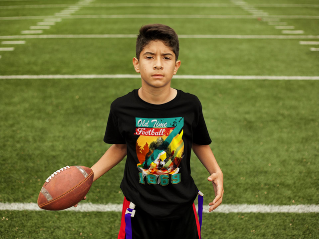 Athlegend Old Time Football Fever Retro Boy's organic cotton t-shirt