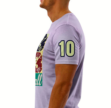 Athlegend Soccer Rave Retro Unisex Organic Cotton T-Shirt