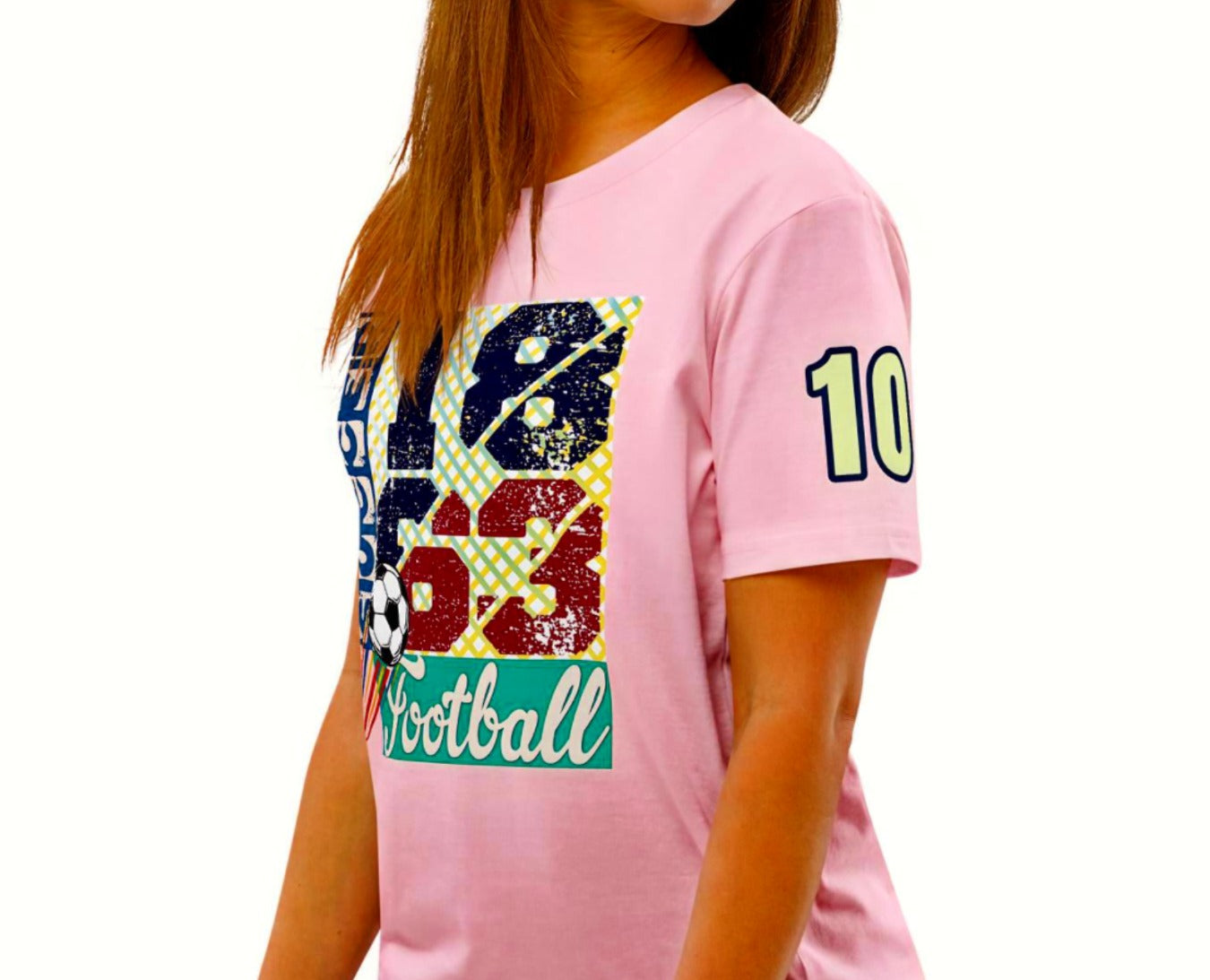 Athlegend Soccer Rave Retro Unisex Organic Cotton T-Shirt