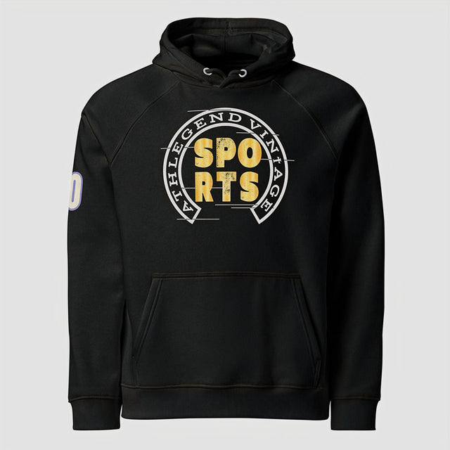 Athlegend Old Time Classic Vintage Unisex Eco Hoodie