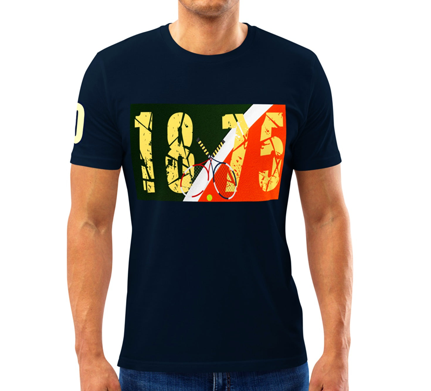 Athlegend Lawn Tennis Legacy Retro Unisex Organic T-Shirt