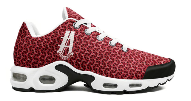 Athlegend Signature #1 Vintage Unisex Mesh Tech Eco-Flex Sneakers (Red)
