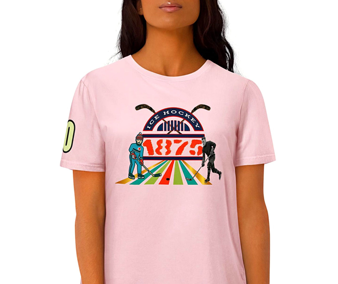 Athlegend Retro Puck Unisex Organic Cotton T-Shirt