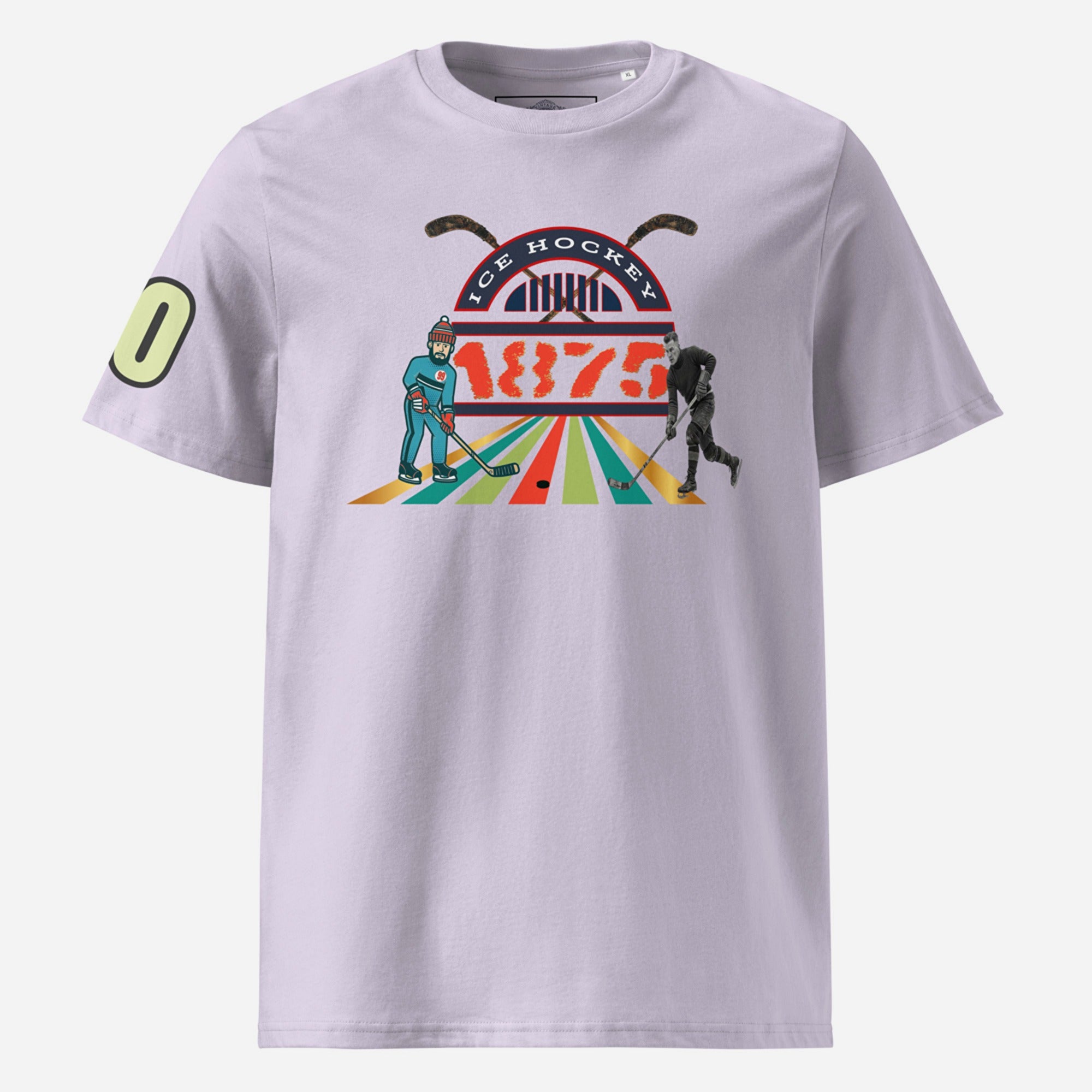 Athlegend Retro Puck Unisex Organic Cotton T-Shirt