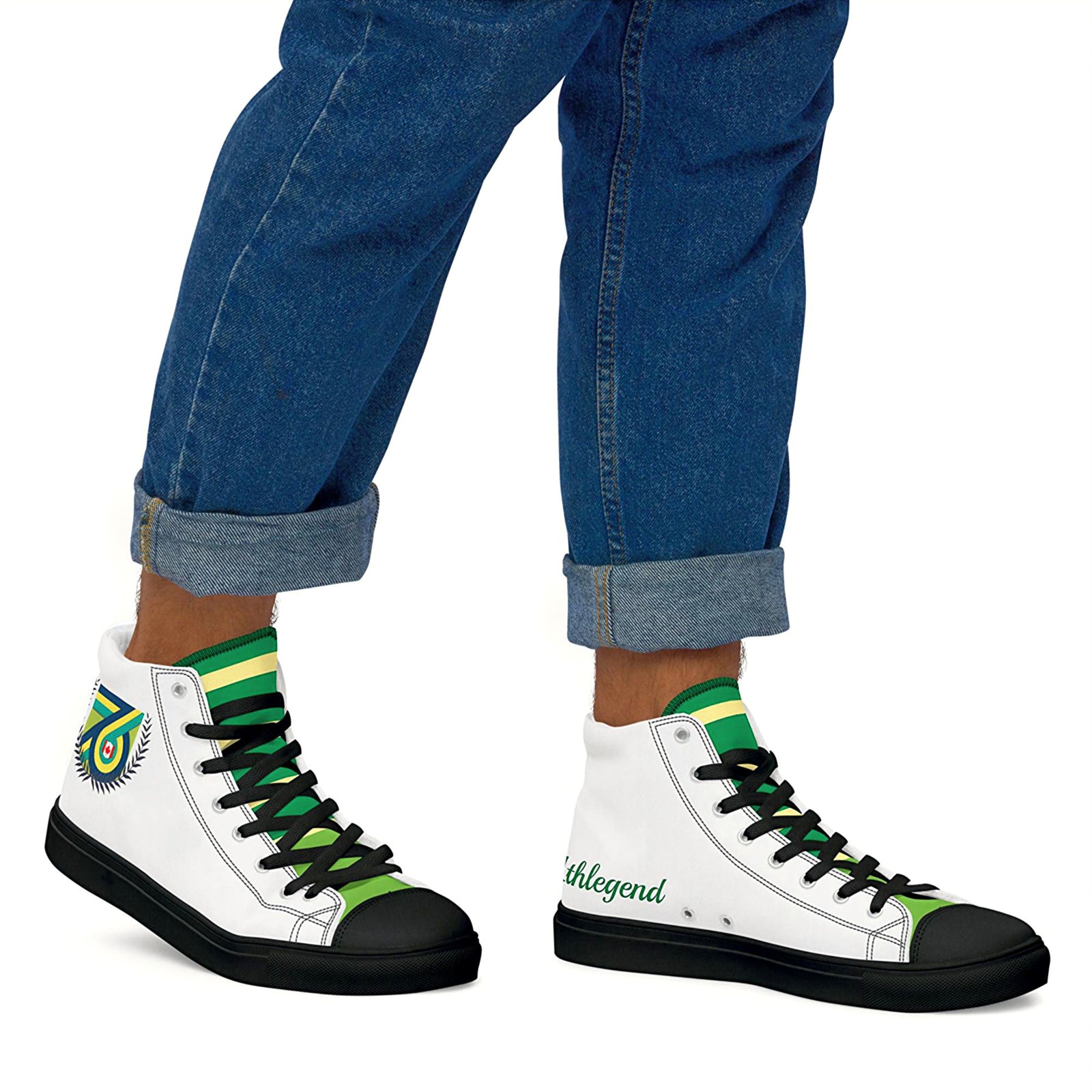 Athlegend 76 Throwback Retro Men’s high top canvas shoe