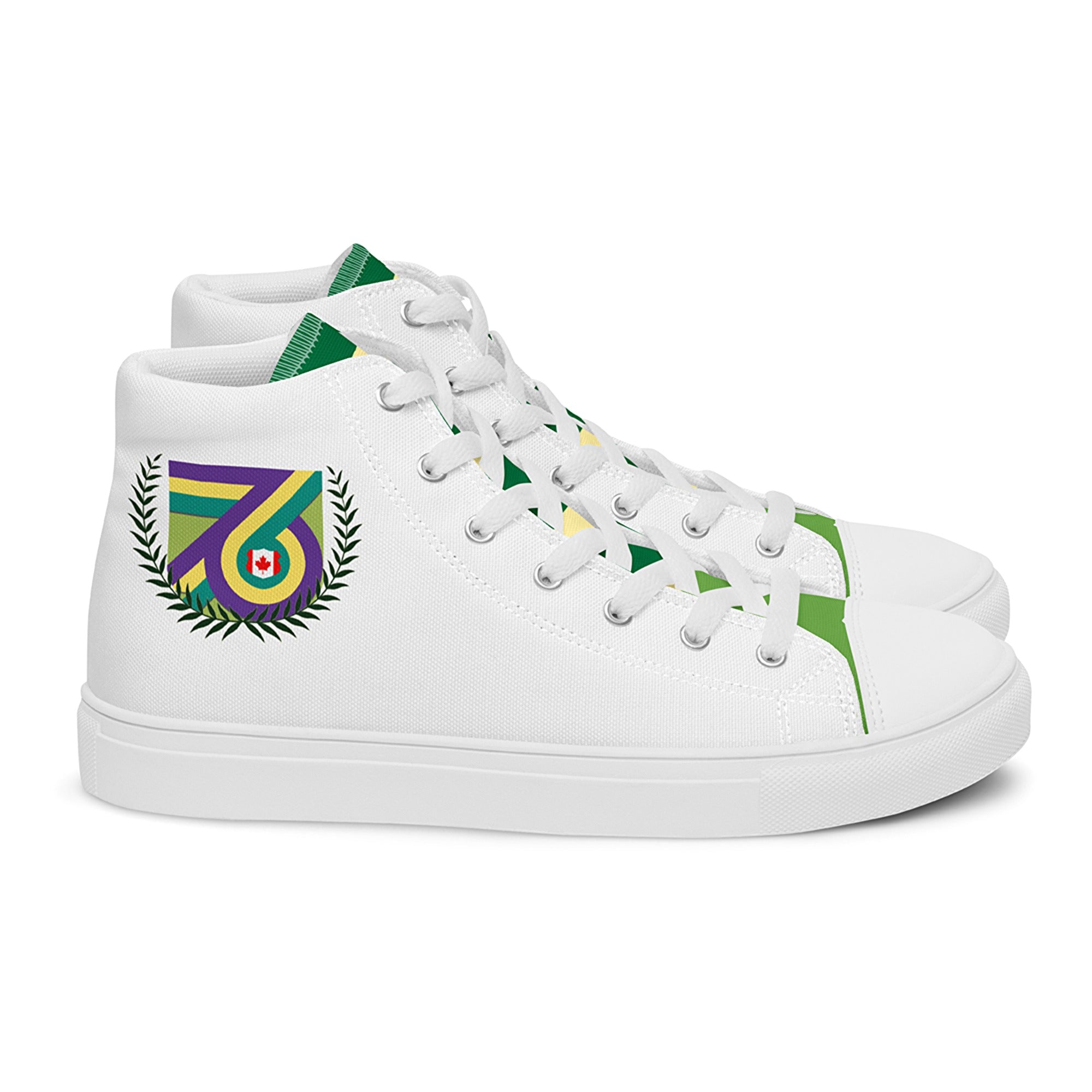 Athlegend 76 Throwback Retro Womens high top canvas shoe