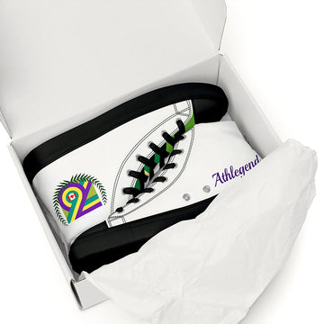 Athlegend 76 Throwback Retro Womens high top canvas shoe