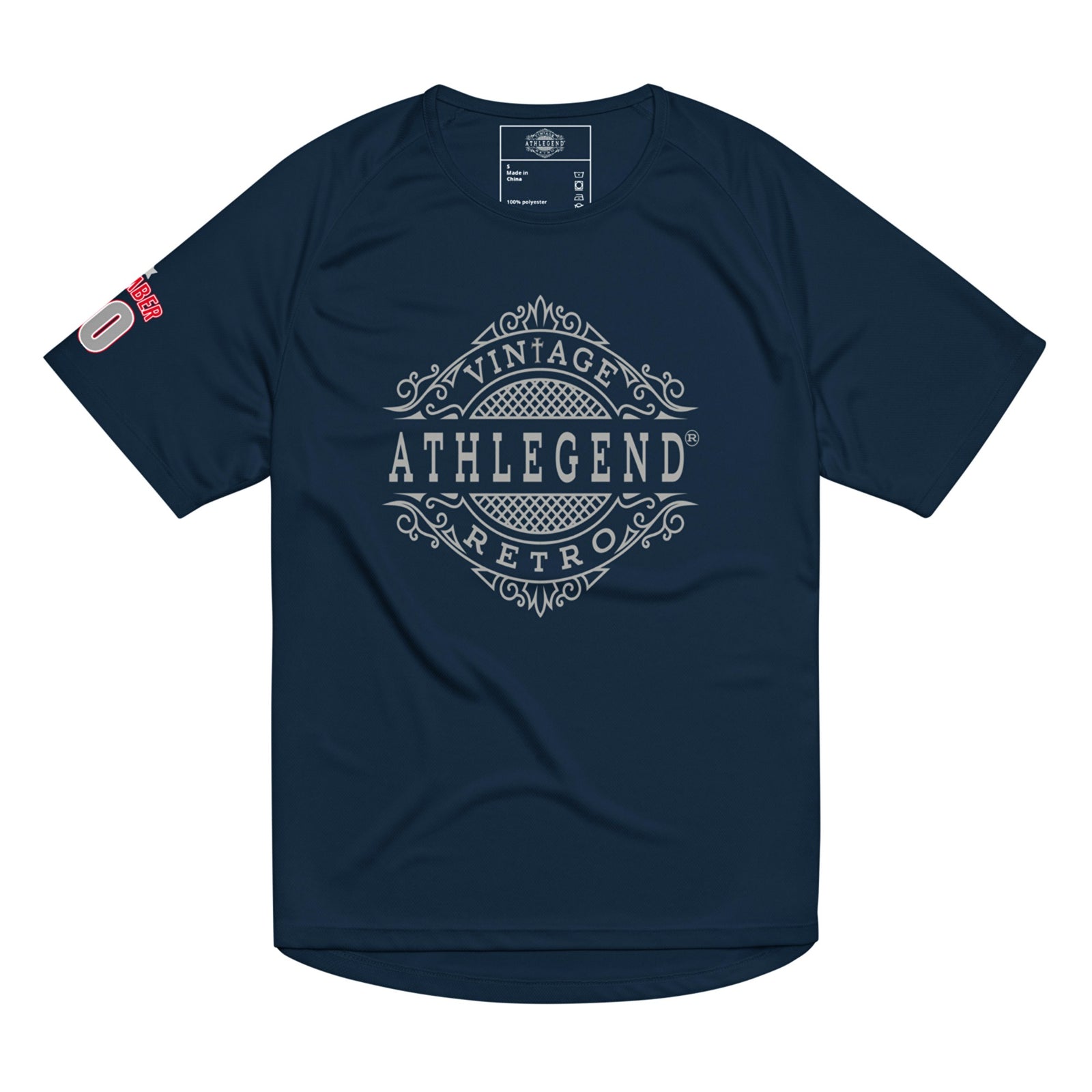Athlegend Classic Vintage & Retro Unisex sports jersey