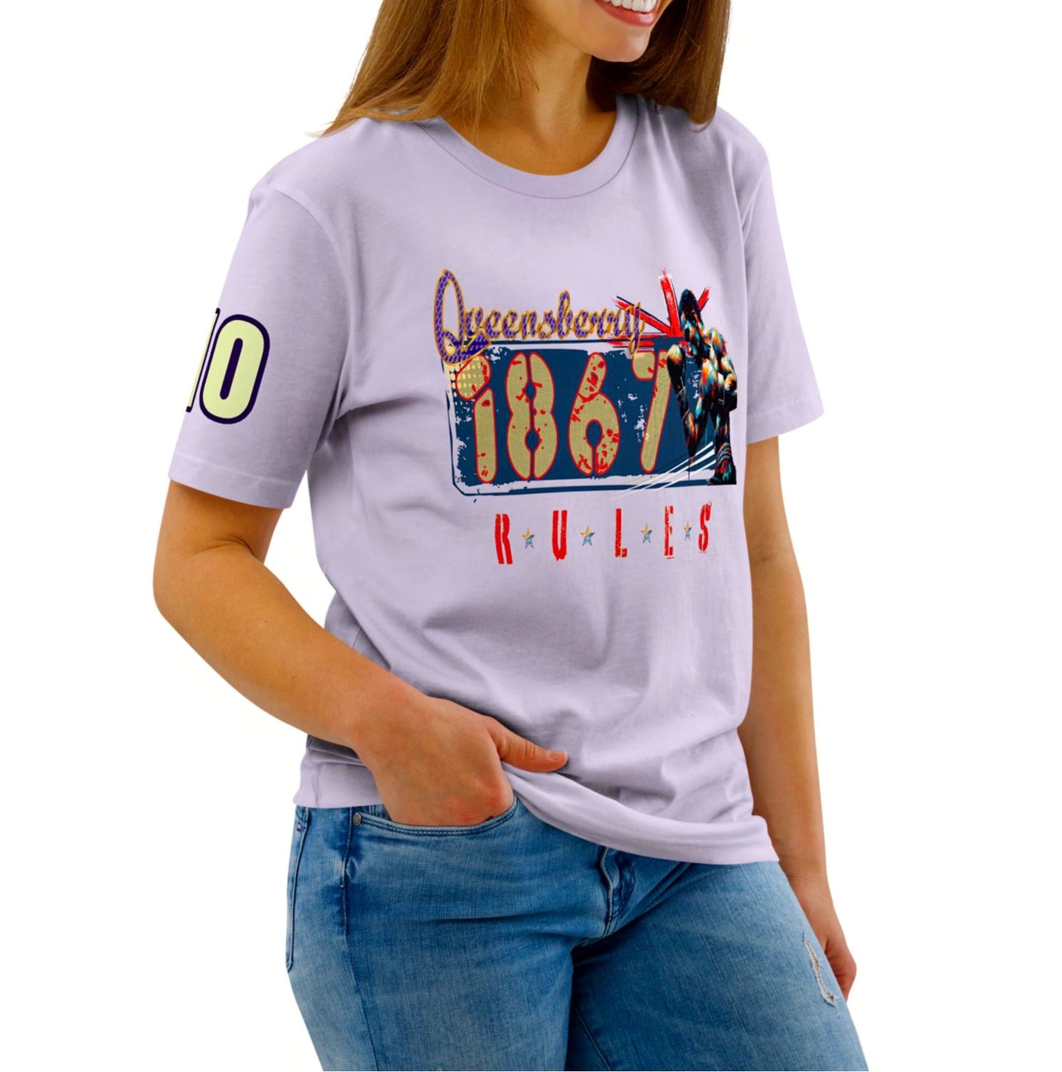 Athlegend Queensberry Rules retro Unisex Organic Cotton T-Shirt
