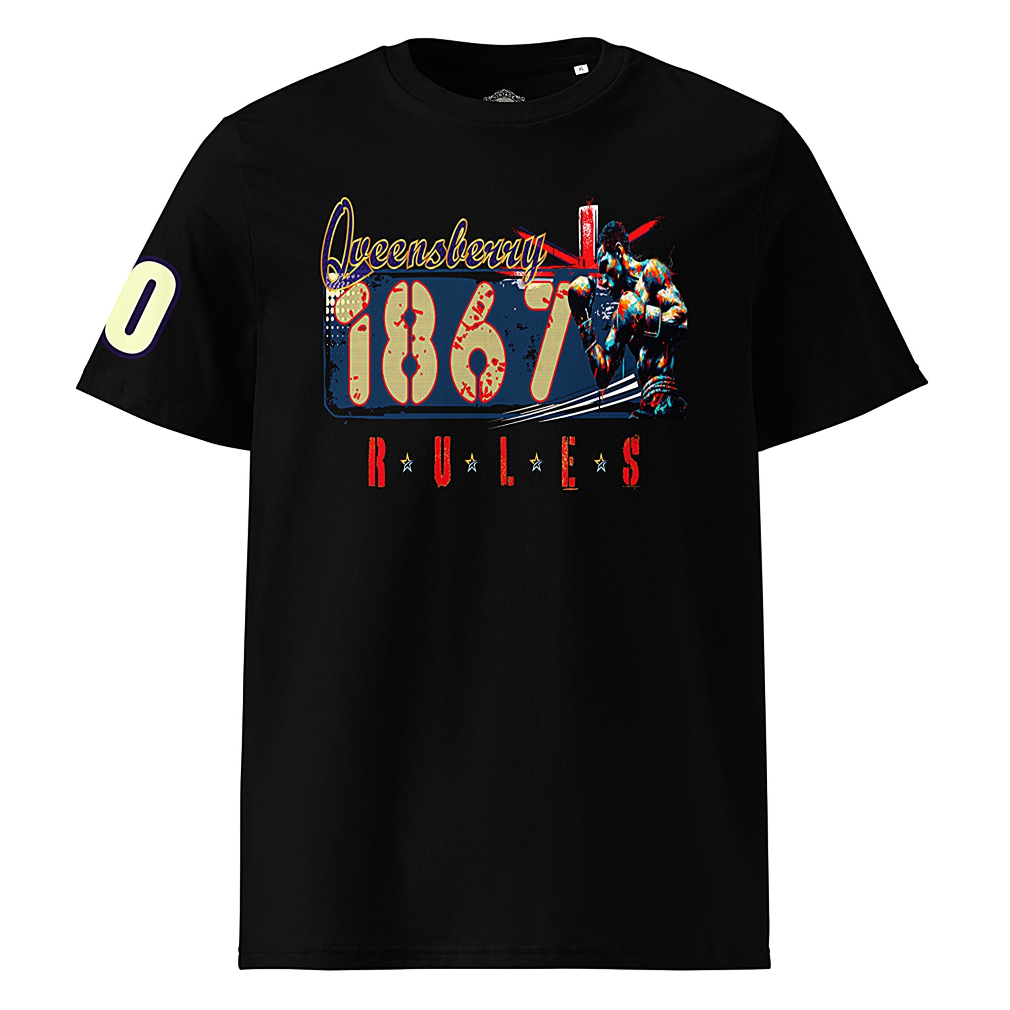 Athlegend Queensberry Rules retro Unisex Organic Cotton T-Shirt