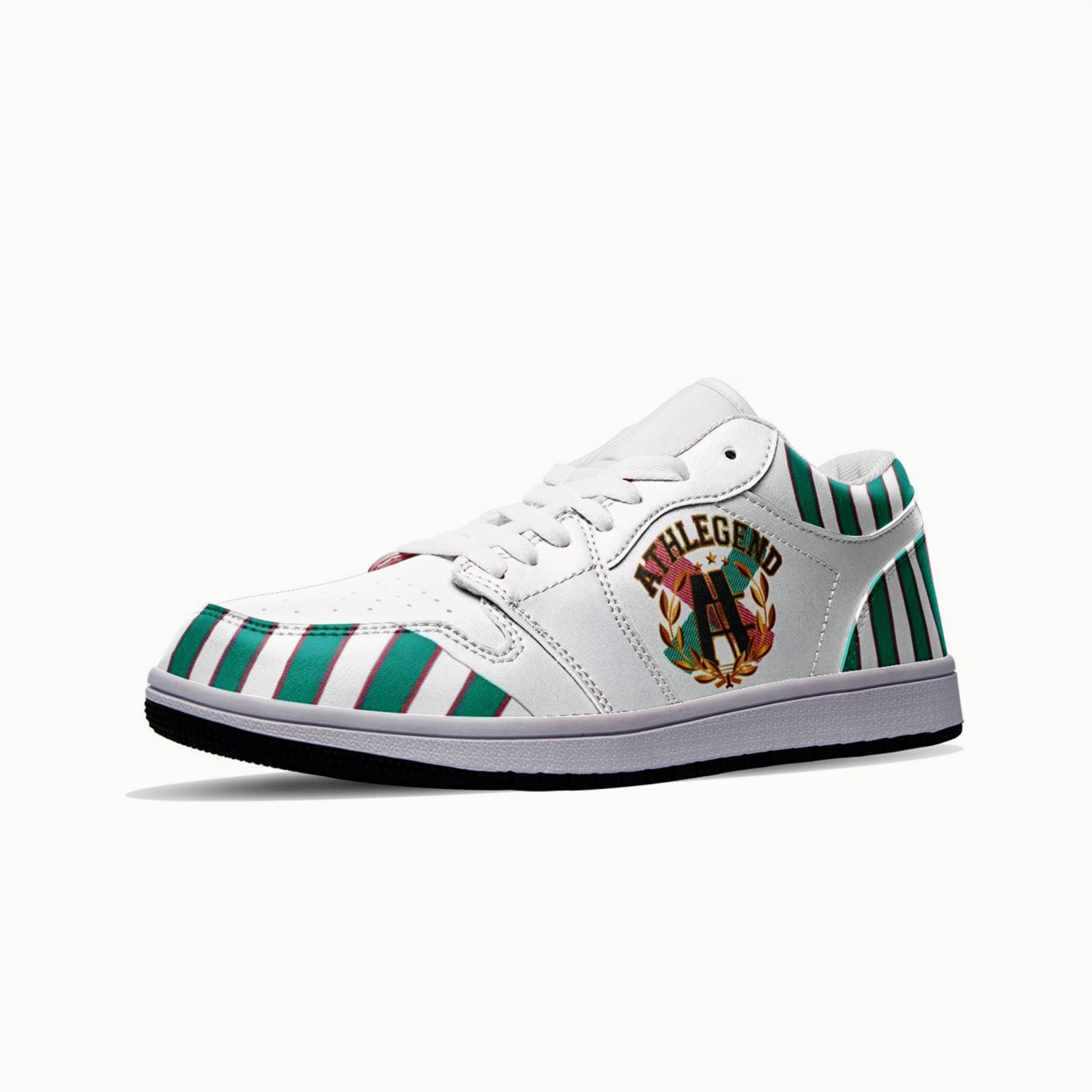 Athlegend Vintage Streak Ladies Low Top Leather Sneakers
