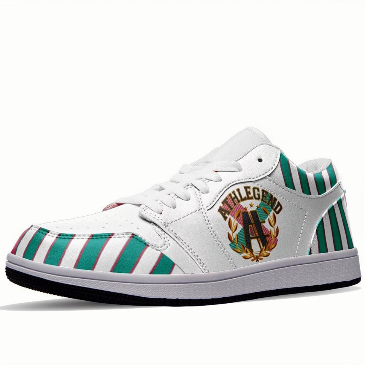 Athlegend Vintage Streak Ladies Low Top Leather Sneakers
