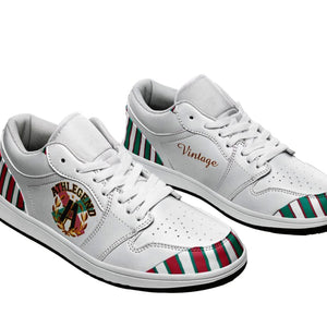 Athlegend Vintage Streak Ladies Low Top Leather Sneakers