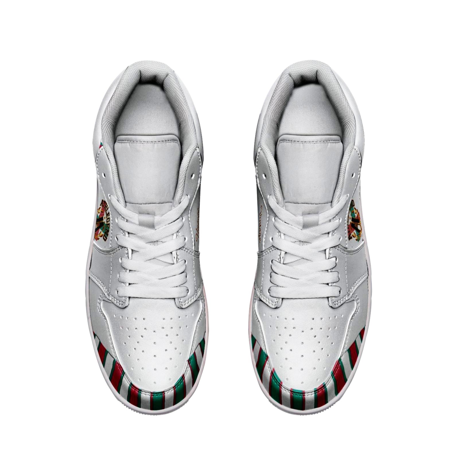 Athlegend Vintage Streak Ladies Low Top Leather Sneakers