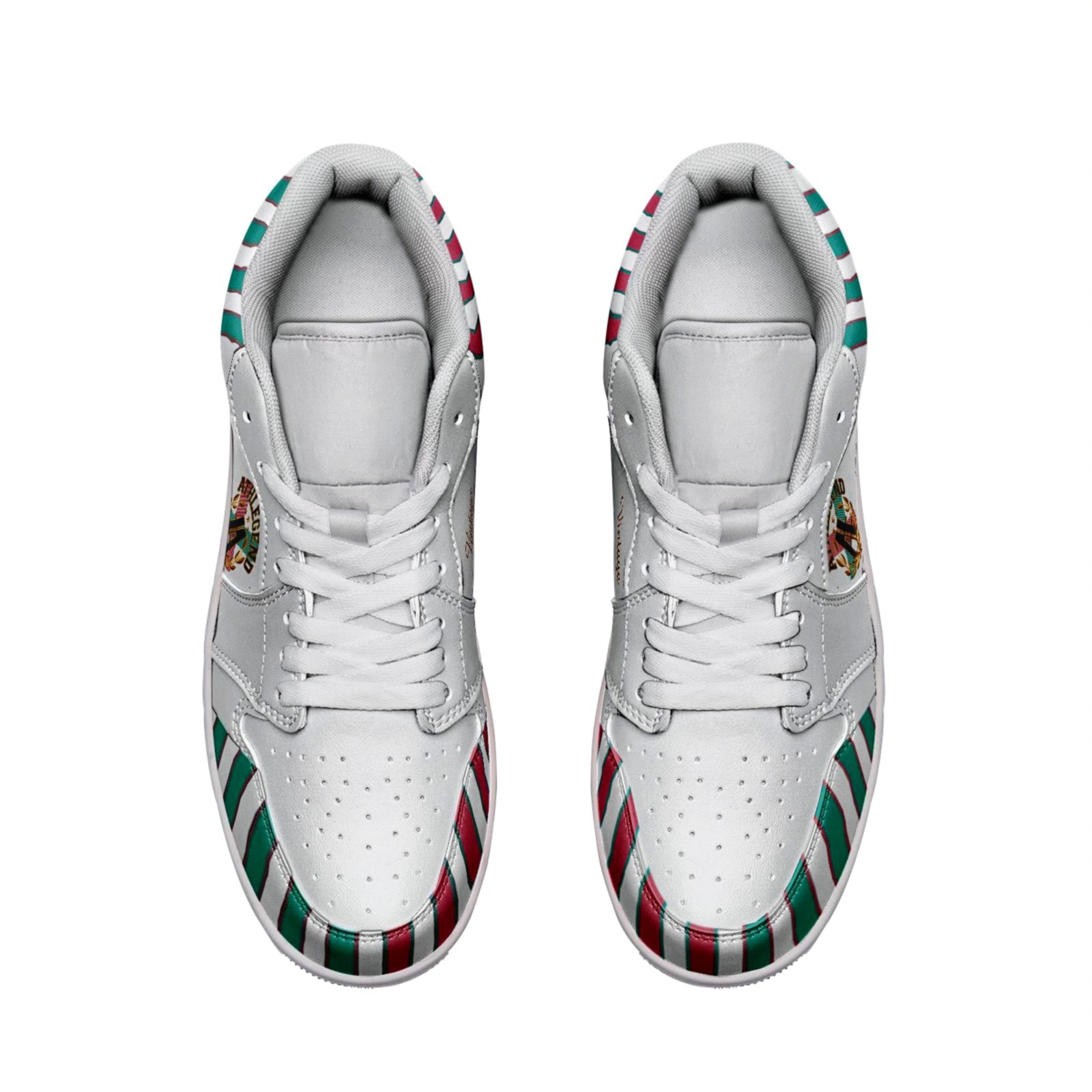Athlegend Vintage Streak Ladies Low Top Leather Sneakers