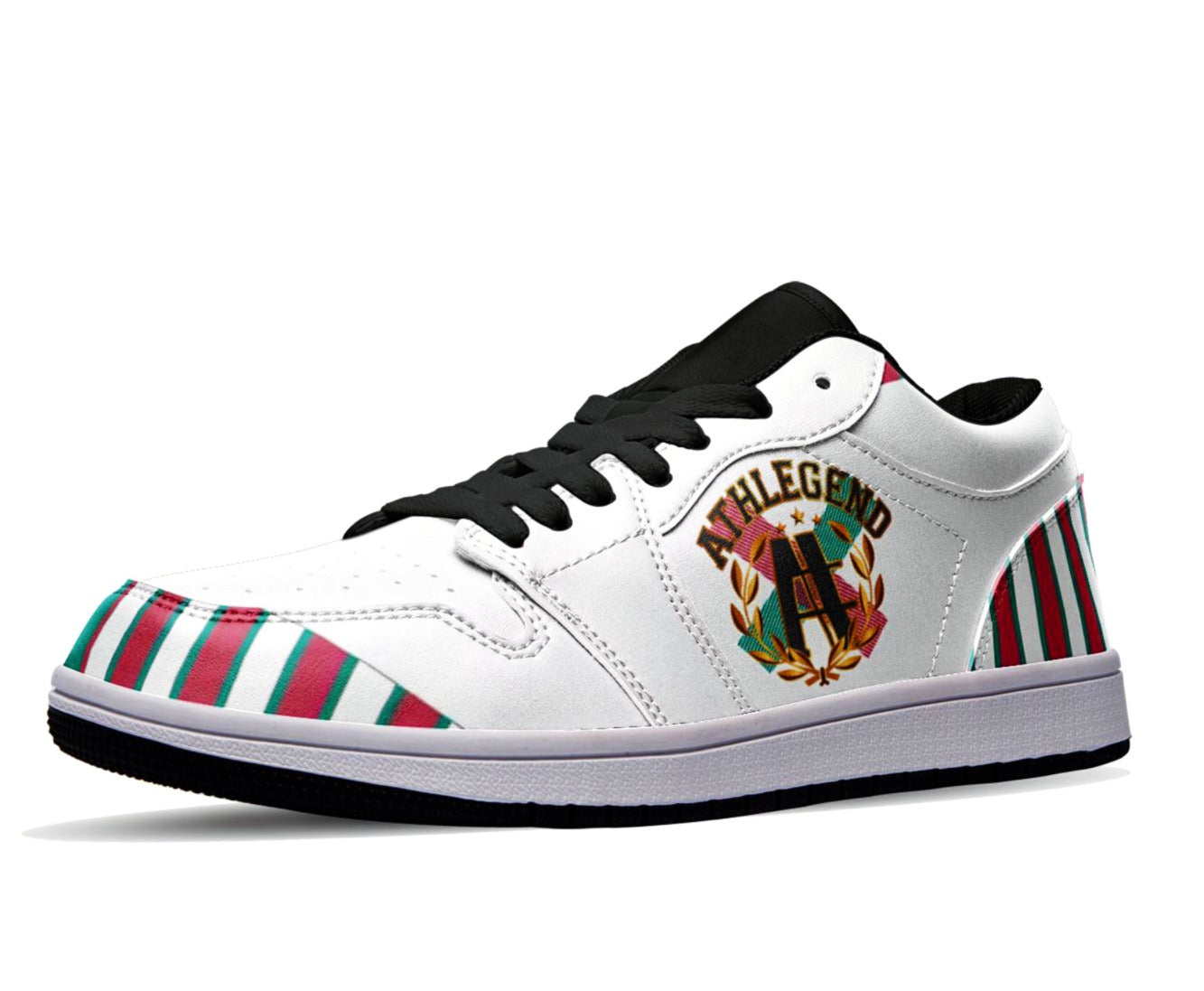 Athlegend Vintage Streak Ladies Low Top Leather Sneakers