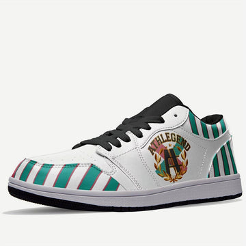 Athlegend Vintage Streak Ladies Low Top Leather Sneakers