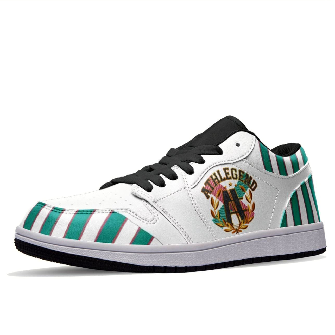 Athlegend Vintage Streak Ladies Low Top Leather Sneakers