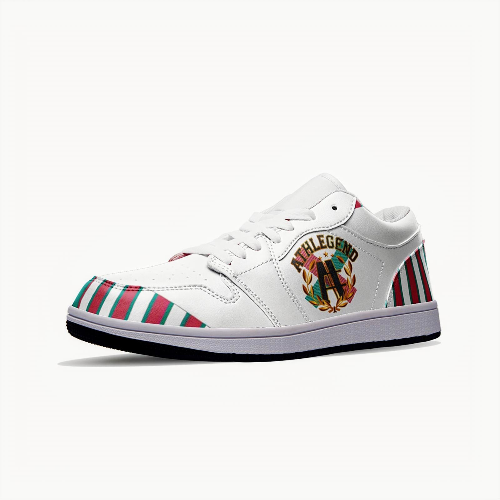 Athlegend Vintage Streak Ladies Low Top Leather Sneakers