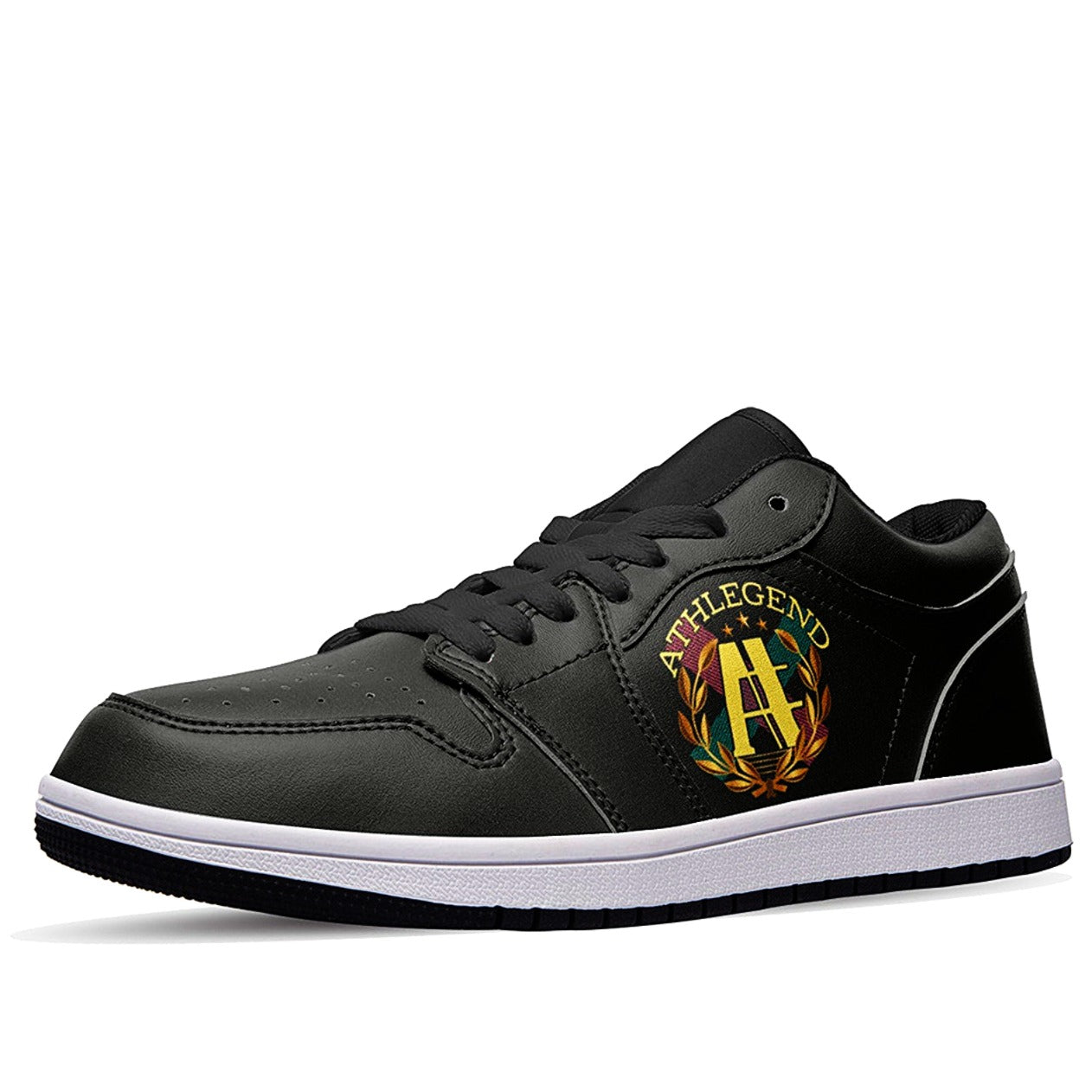 Athlegend Vintage Streak Unisex Sneakers (Black)