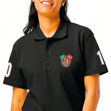 Athlegend Classic Signature Ladies Premium Luxury Crest pique polo shirt
