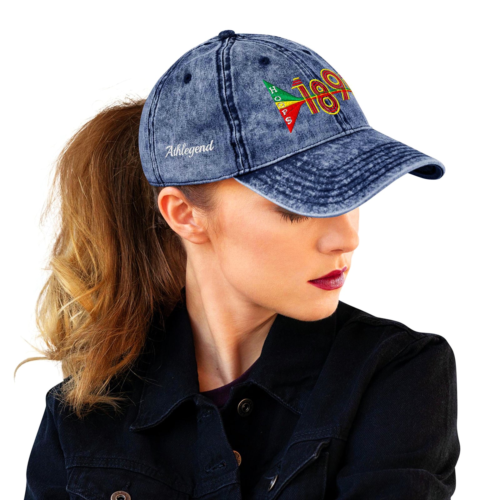 Athlegend Retro Hoops Vintage Cotton Twill Cap