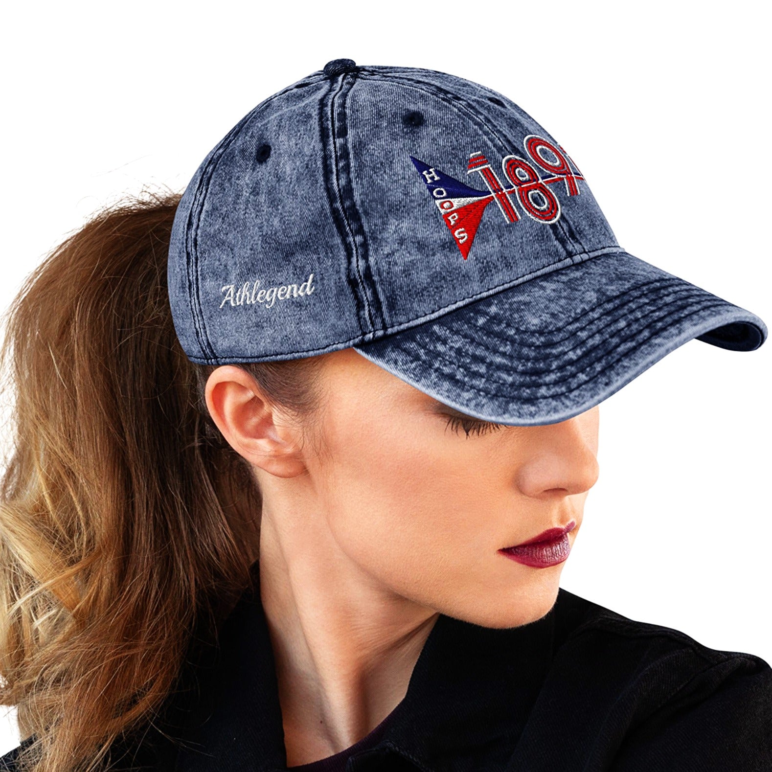 Athlegend Retro Hoops Vintage Cotton Twill Cap