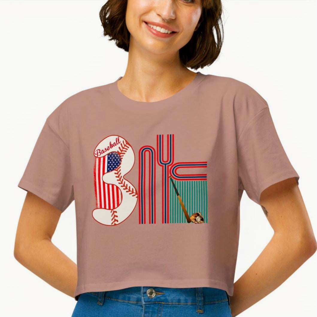 Athlegend 'Da Babe' Retro Women’s crop top tee