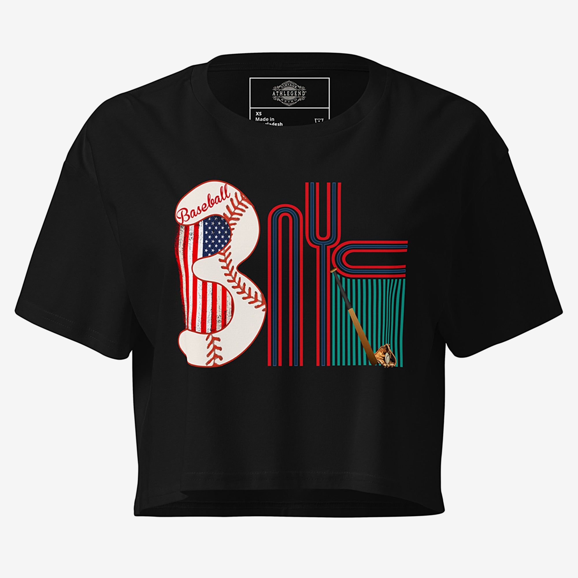 Athlegend 'Da Babe' Retro Women’s crop top tee