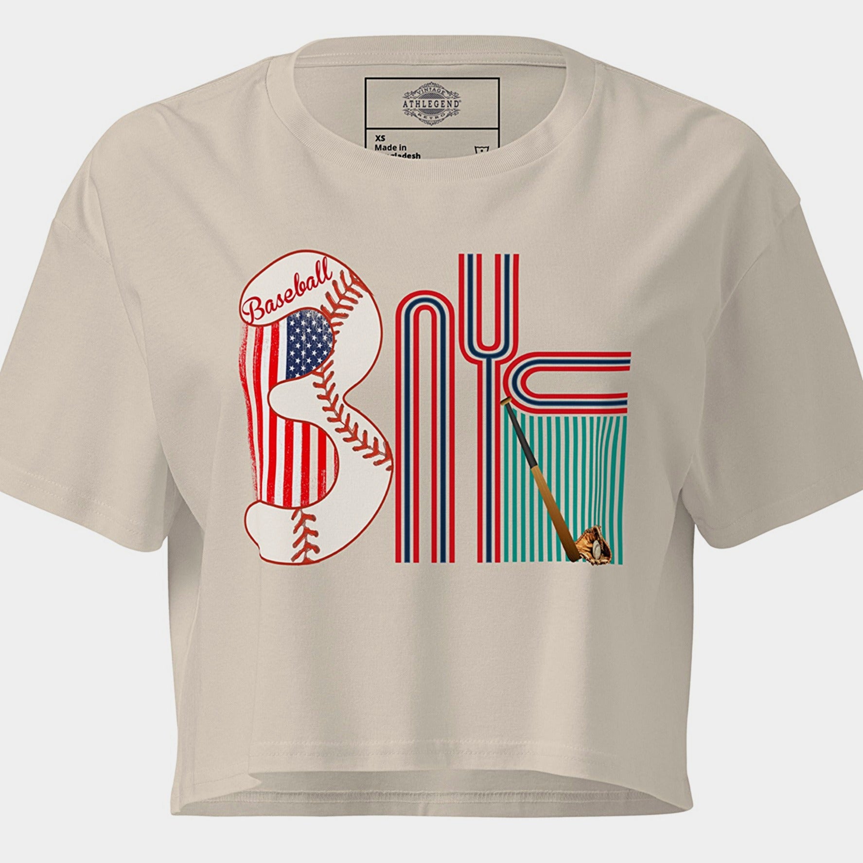 Athlegend 'Da Babe' Retro Women’s crop top tee