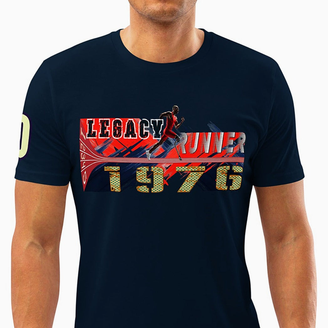Athlegend Legacy Runner Unisex Organic Cotton T-Shirt