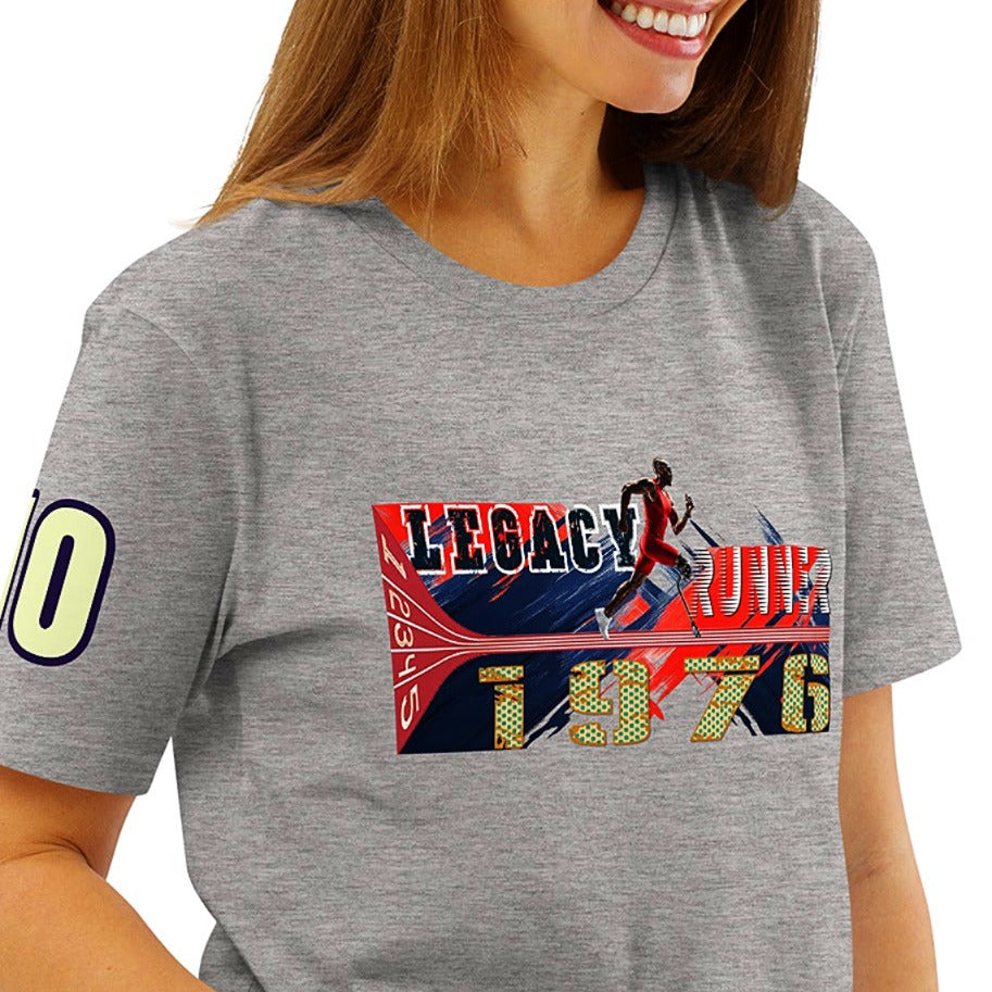 Athlegend Legacy Runner Unisex Organic Cotton T-Shirt