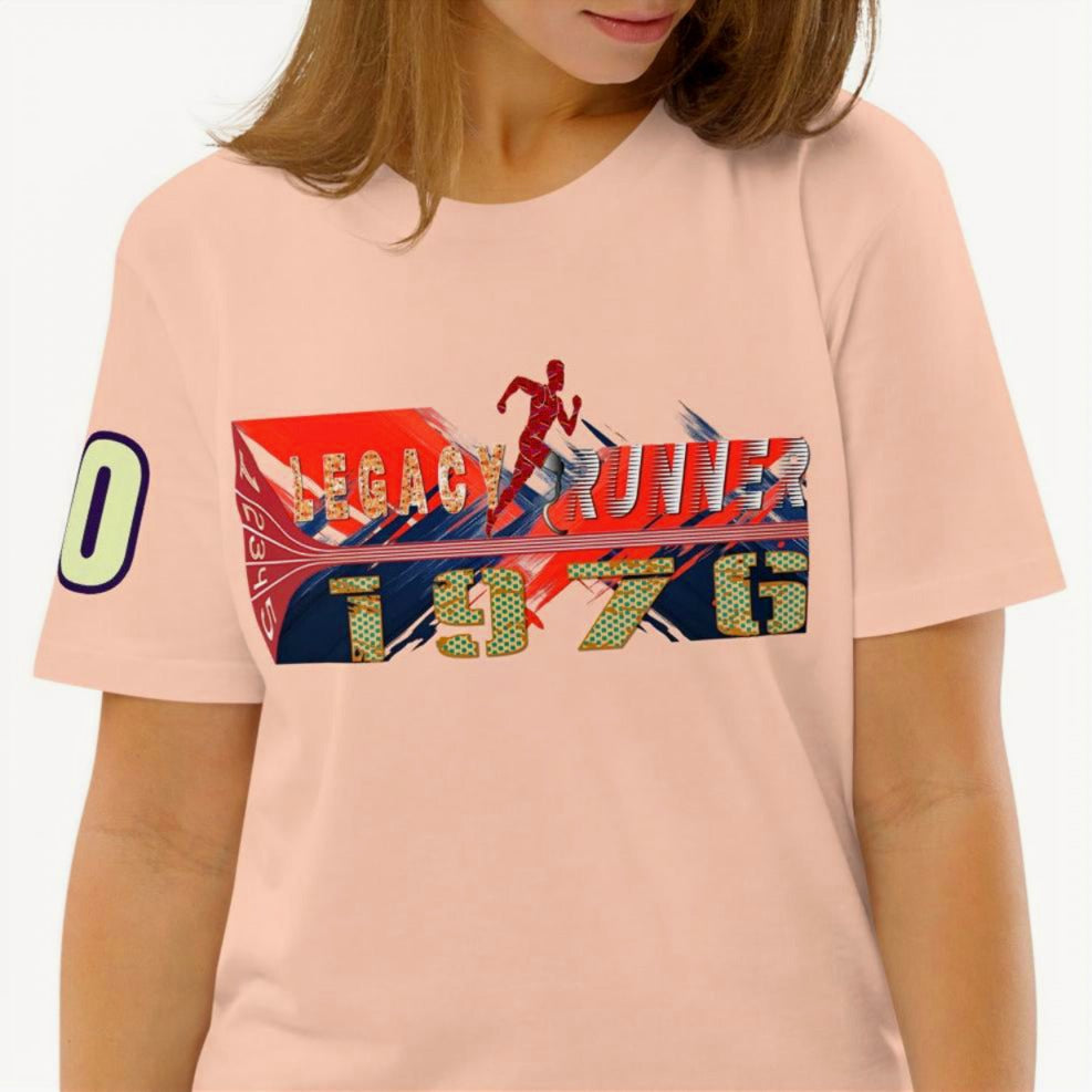 Athlegend Legacy Runner Unisex Organic Cotton T-Shirt