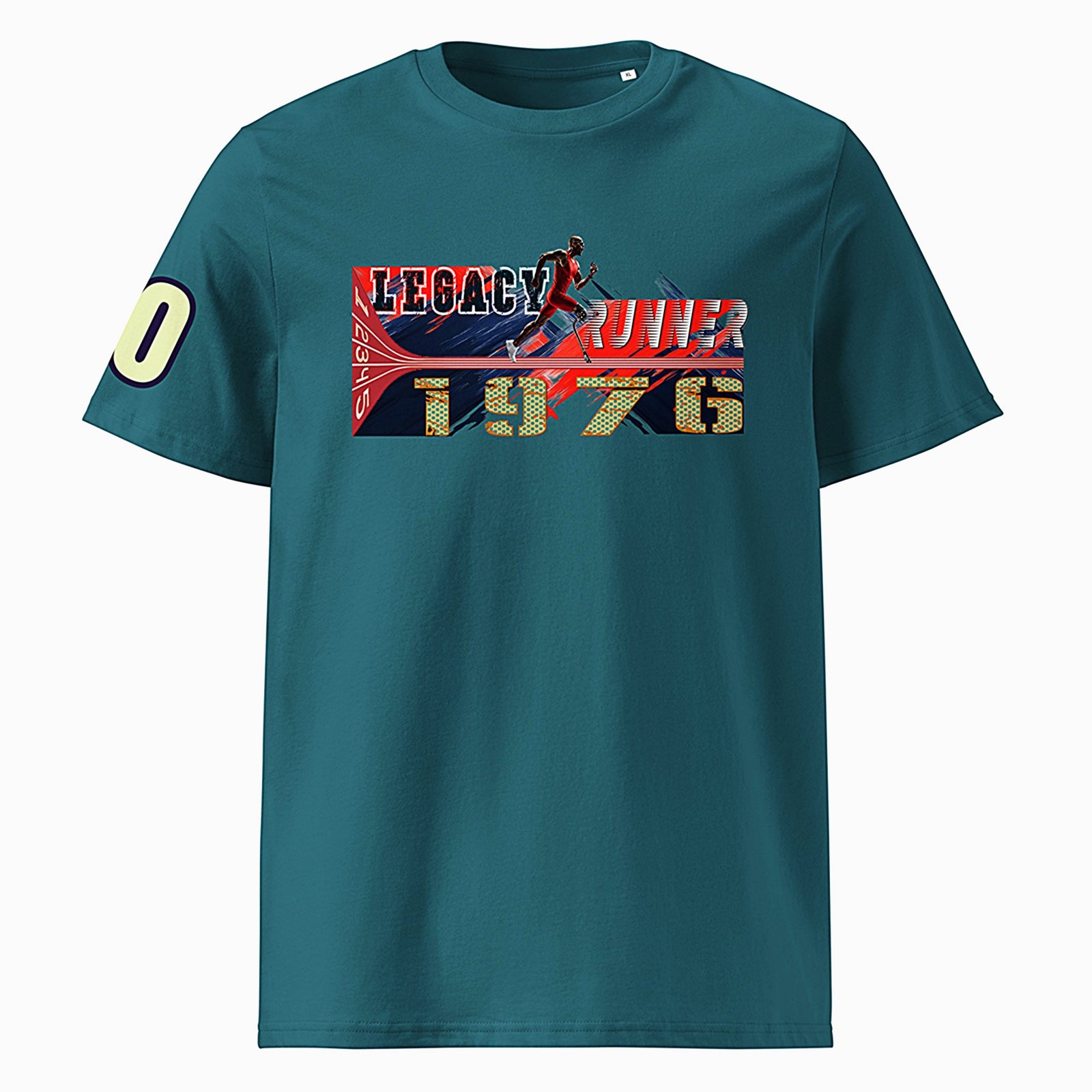 Athlegend Legacy Runner Unisex Organic Cotton T-Shirt