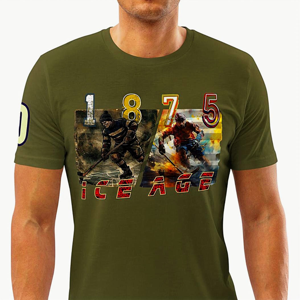 Athlegend Ice Age Retro Unisex Organic T-Shirt