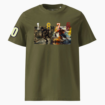 Athlegend Hockey Love Retro Unisex Organic T-Shirt
