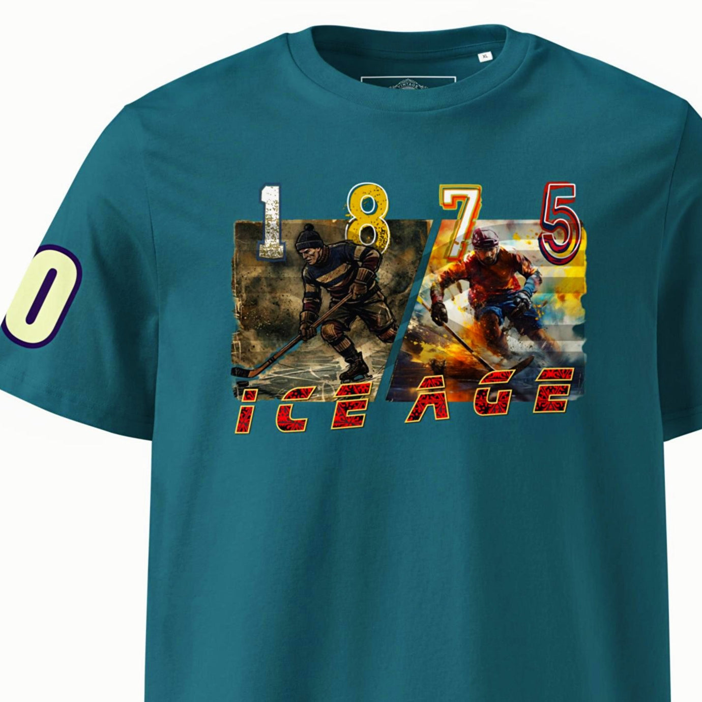 Athlegend Ice Age Retro Unisex Organic T-Shirt