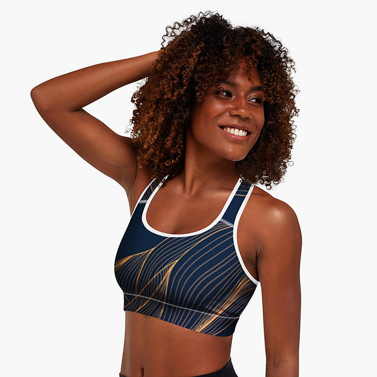 Athlegend Golden Flow Women's Padded Sports Bra