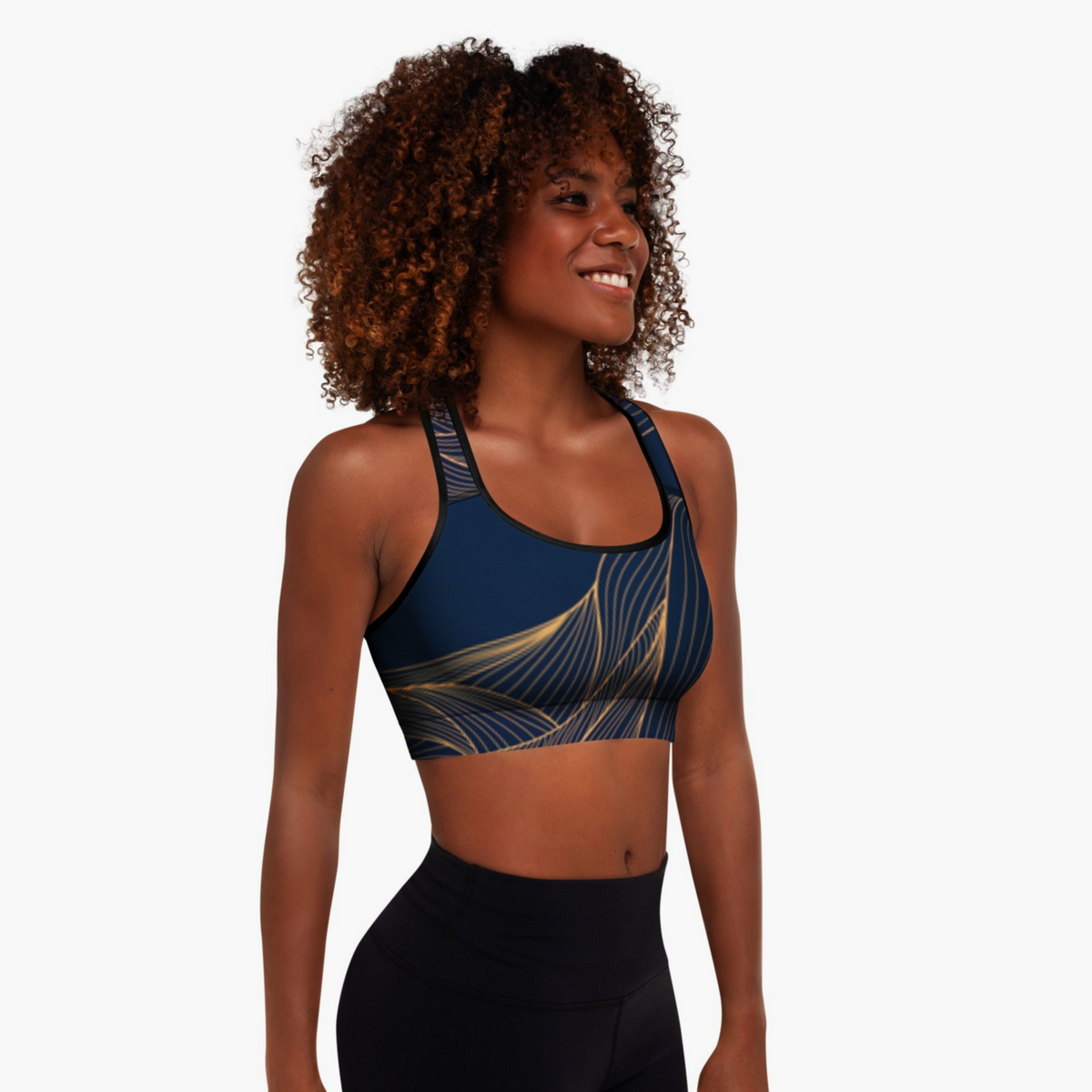 Athlegend Golden Flow Women's Padded Sports Bra