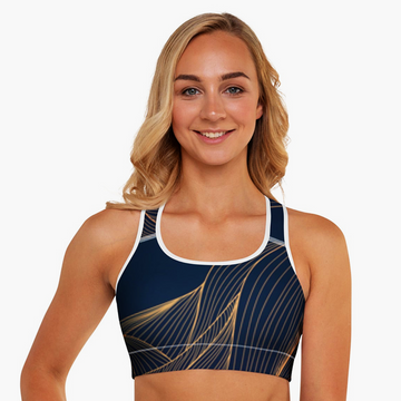 Athlegend Golden Flow Women's Padded Sports Bra