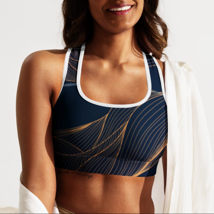 Athlegend Golden Flow Women's Padded Sports Bra