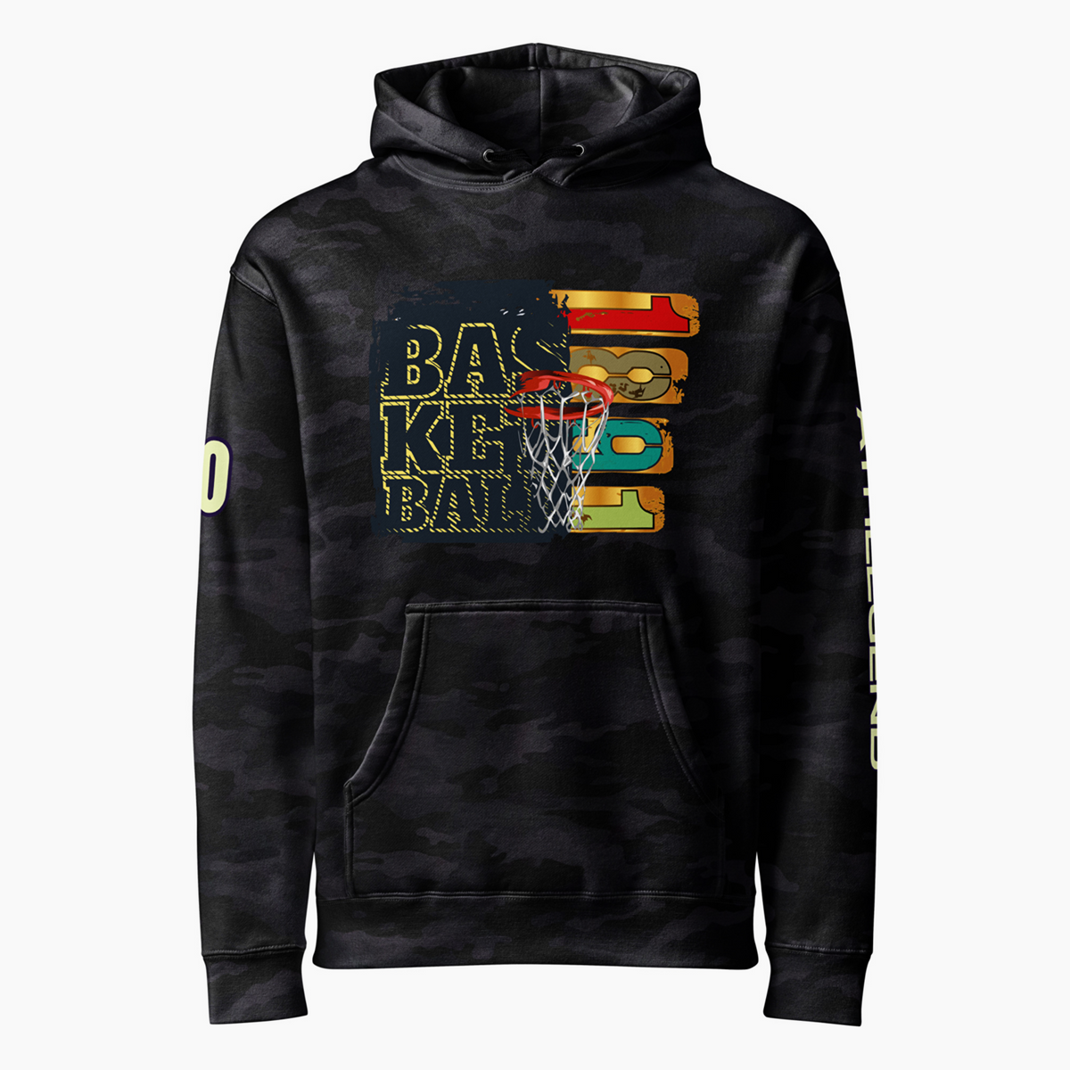 Athlegend Retro Roots Unisex Hooded Sweatshirt