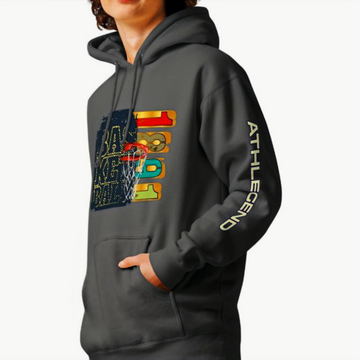 Athlegend Retro Roots Unisex Hooded Sweatshirt
