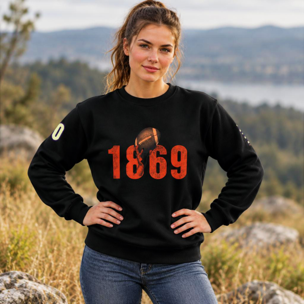 Athlegend Football Fever Unisex Retro organic mid-weight sweatshirt