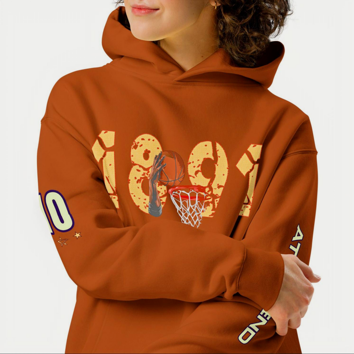Athlegend Legacy in Flight Retro Unisex oversized hoodie