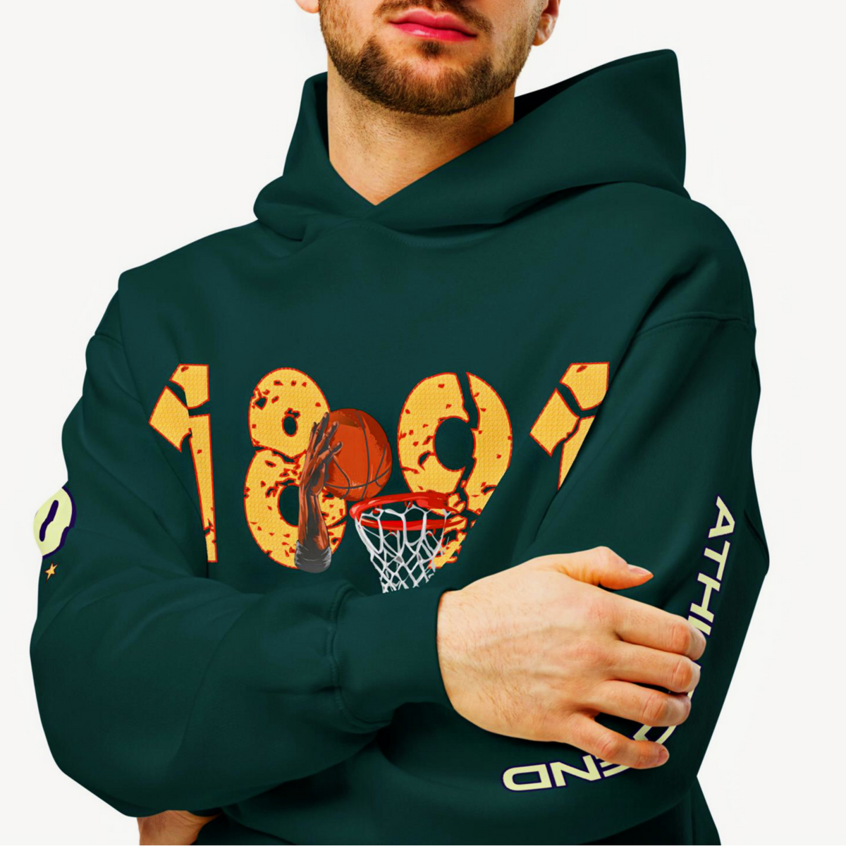 Athlegend Legacy in Flight Retro Unisex oversized hoodie