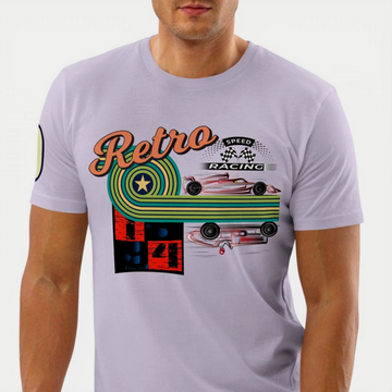 Athlegend Retro Speed Racer Unisex Organic Cotton T-Shirt