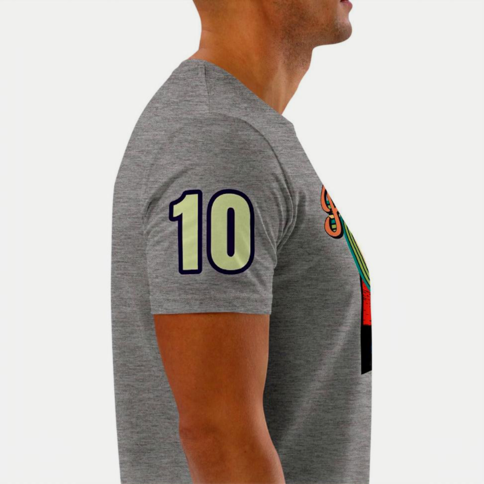 Athlegend Retro Speed Racer Unisex Organic Cotton T-Shirt